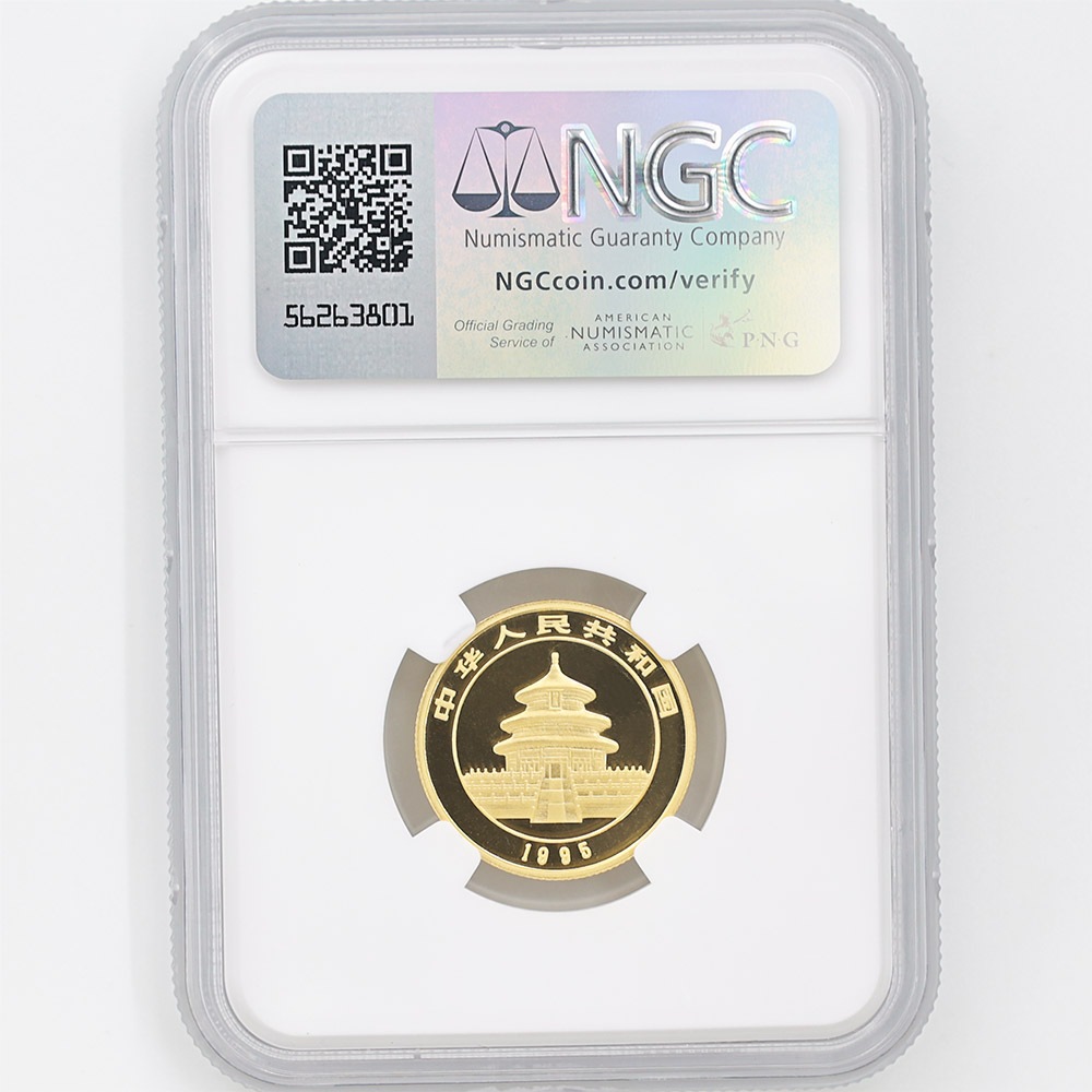 1995 ��� �ѥ�� 25�� ��� 1/4 ����  NGC MS 69 ���⡼��ǡ��� ��ǹ���� ����̤������