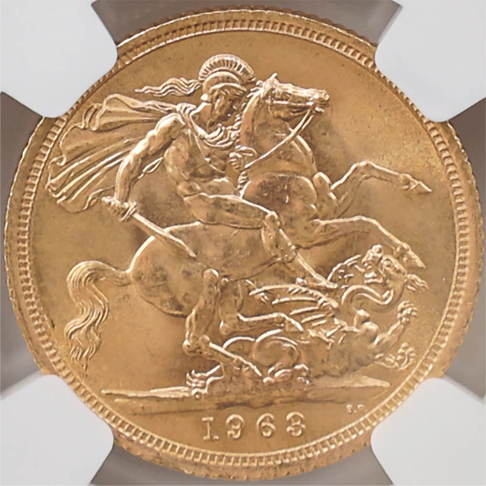 1963 �ѹ� ���ꥶ�٥�2�� ���֥�� 1�ݥ�ɡ�1���֥��˶�� NGC MS 66 ��ǹ���� ����̤������ �����硼��ε�༣