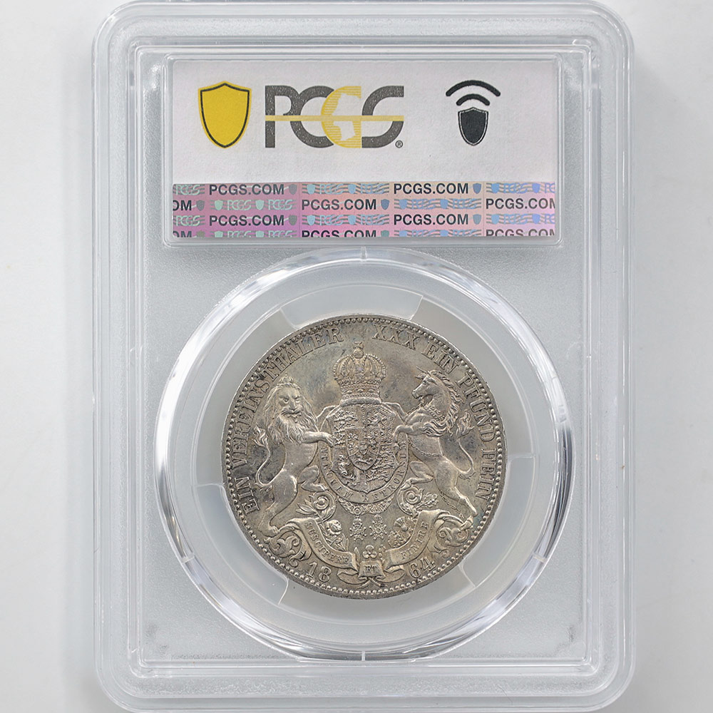 1864 ɥ ϥΡե 硼5 1顼  PCGS MS 64 ǹ ̤ѡ̤