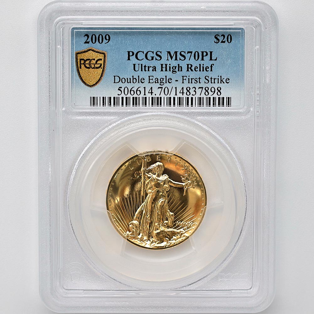 �������� 2009 ����ꥫ ����ȥ�ϥ���꡼�� ���֥륤������ 20�ɥ� ��� 1���� PCGS MS 70 PL FS ������ �ǹ���� ����̤������ �ڥݥ���ȡ������ݥ������оݳ���