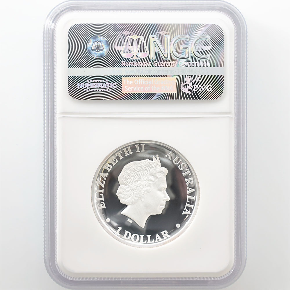 2017 �������ȥ�ꥢ �ϥ���졼�� ��饤���糧�� 1��ɥ� ��� 1���� �ץ롼�� NGC PF 70 UC ER ������ �ǹ���� ����̤������