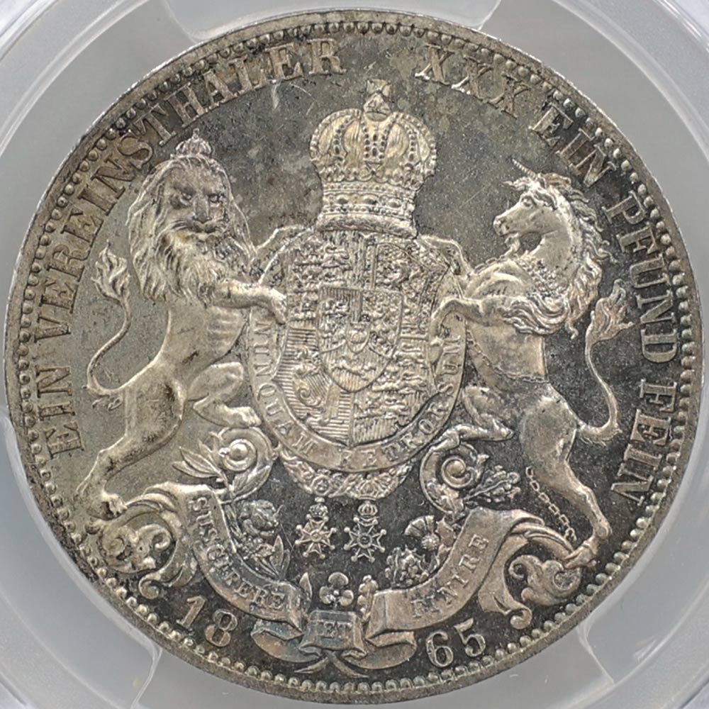 1865 �ɥ��� �ϥΡ��ե������� ���硼��5�� 1�����顼 ��� PCGS MS 64 ��ǹ���� ̤���ѡ�����̤������