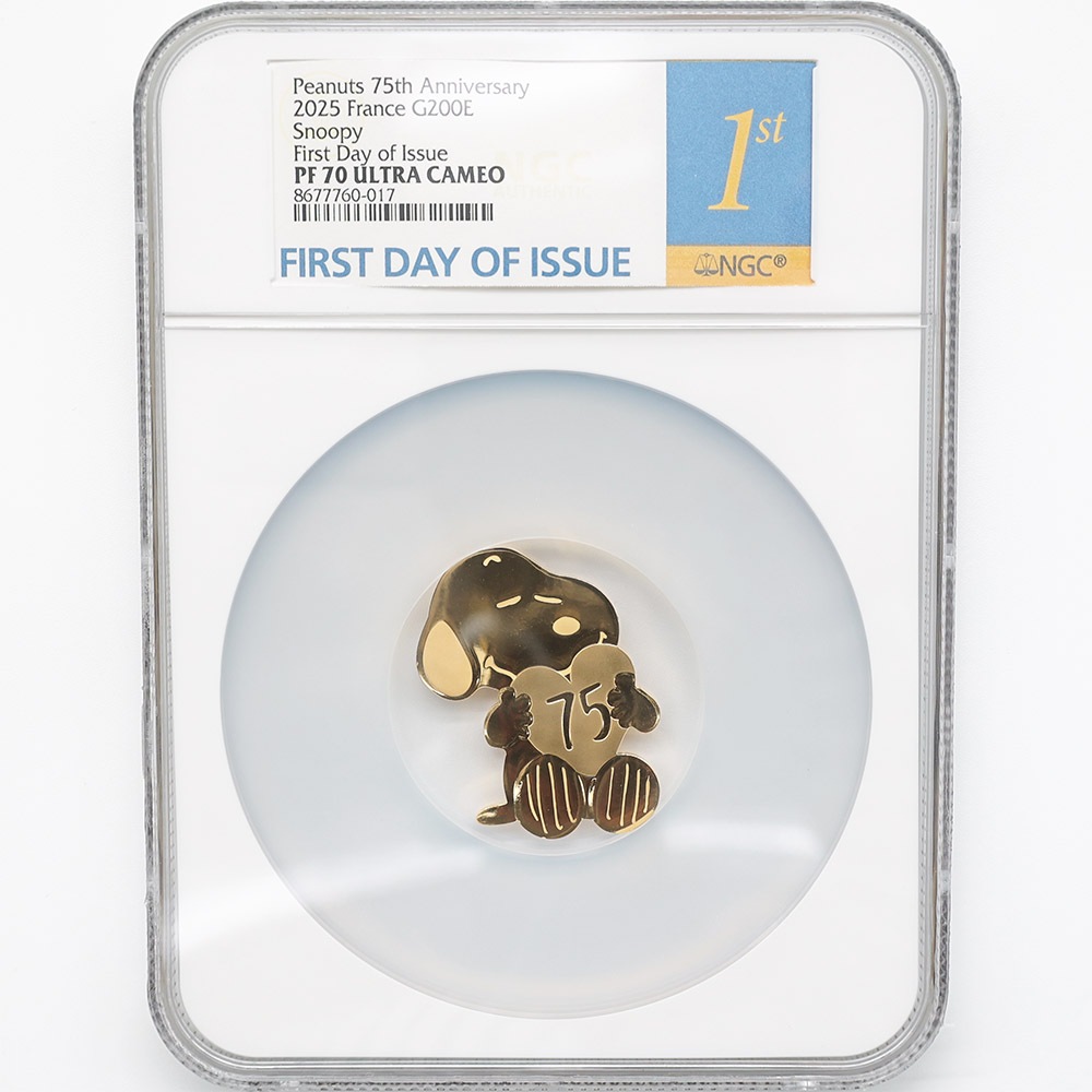 ���ָ������̲��� 2025 �ե�� �ԡ��ʥå� 75��ǯ��ǰ ���̡��ԡ� 200�桼�� ��� 1���� �ץ롼�� NGC PF 70 UC FDOI ������ �ʽ�������� �ǹ���� ����̤������ ��Ȣ��