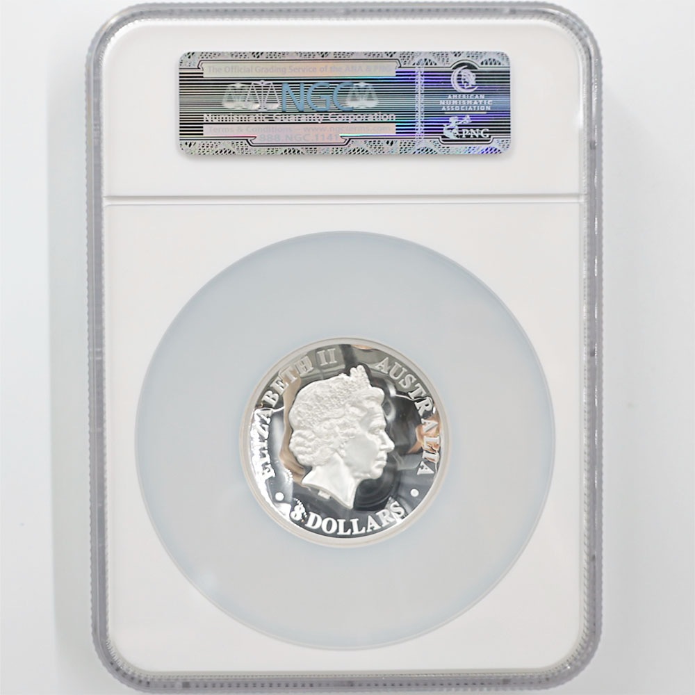 2016 �������ȥ�ꥢ �ϥ���꡼�� ���ʥ����̥亮 8��ɥ� ��� 5���� �ץ롼�� NGC PF 70 UC �ǹ���� ����̤������ �����å��ơ��륤������