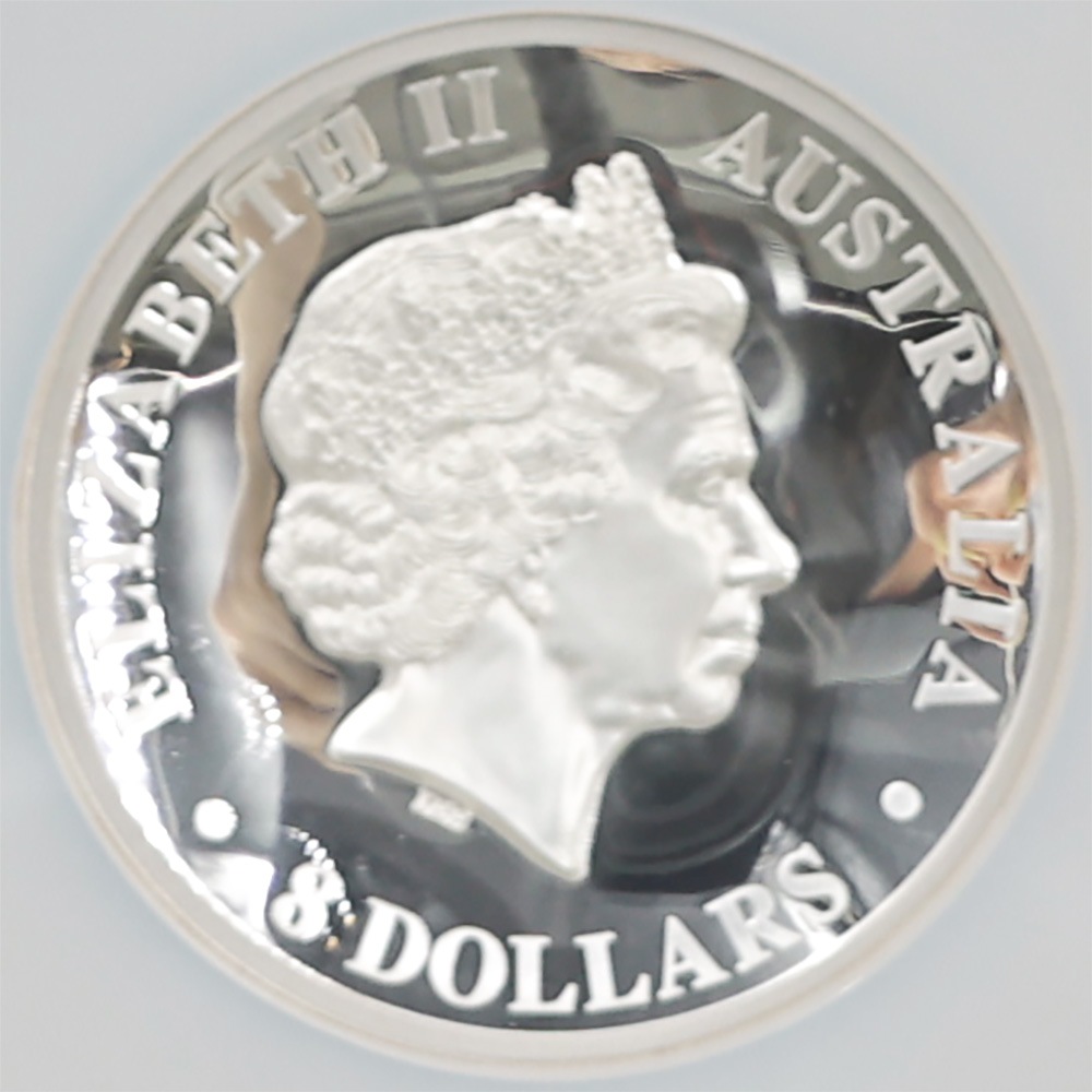 2016 �������ȥ�ꥢ �ϥ���꡼�� ���ʥ����̥亮 8��ɥ� ��� 5���� �ץ롼�� NGC PF 70 UC �ǹ���� ����̤������ �����å��ơ��륤������