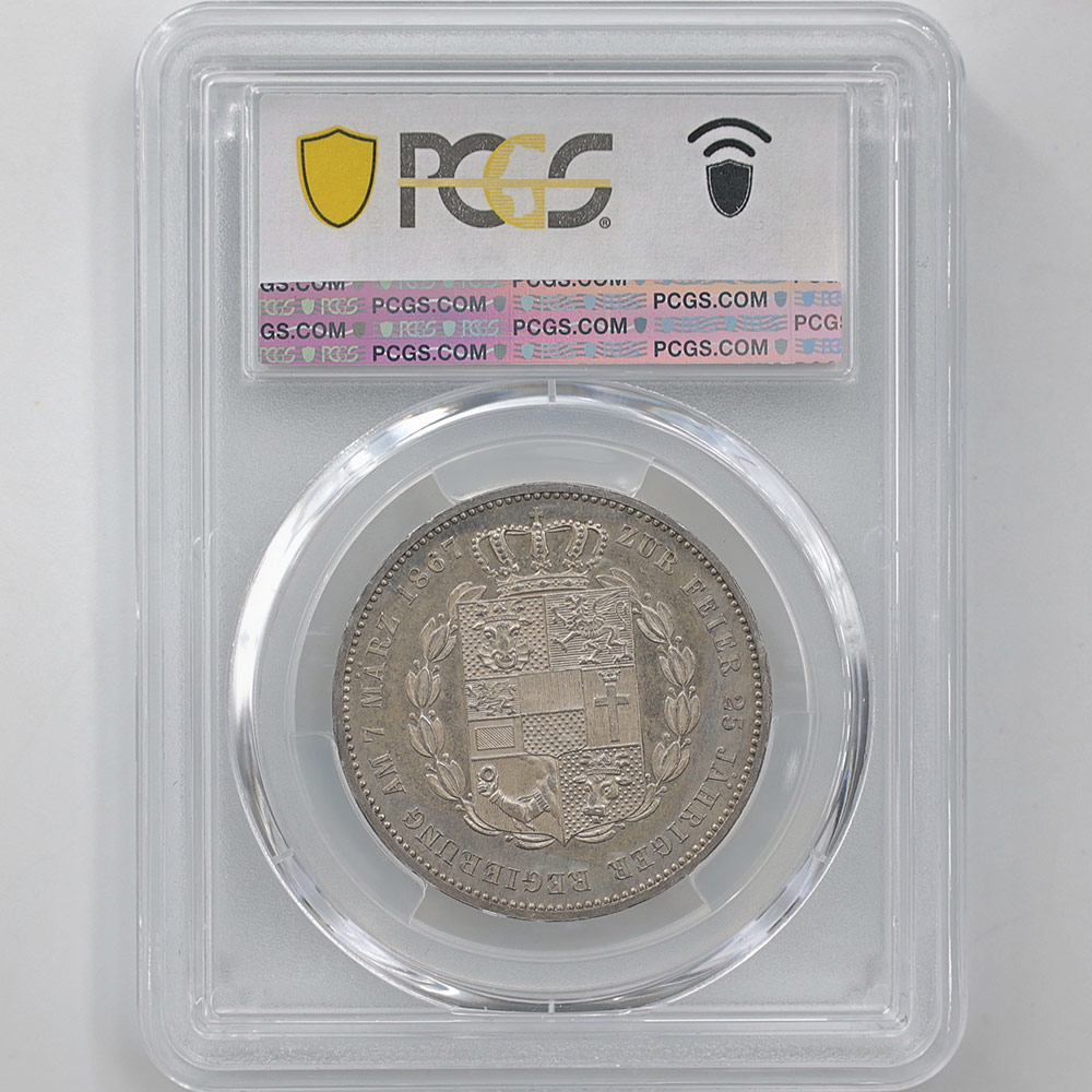 1867 ɥ ᥯֥륯 ꡼ إ1 1顼  PCGS MS 64 ̤ѡ̤