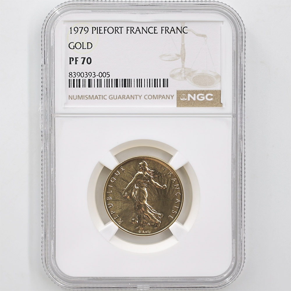 1979 �ե�� ��򼬤����� 1 �ե�� �ԥ��ե��� ��� �ץ롼�� NGC PF 70 �ǹ���� ����̤������