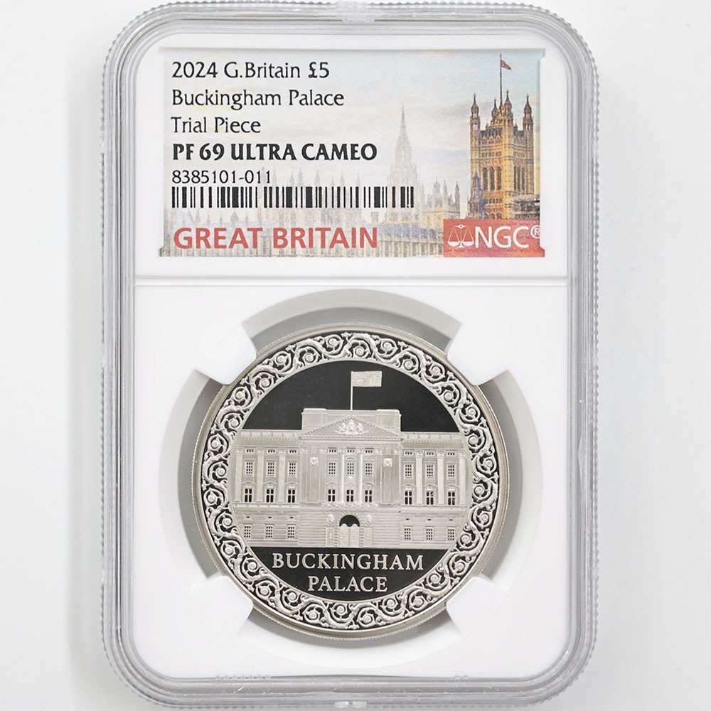 ����� 2024 �ѹ� �Хå��󥬥���� 5�ݥ�� ��Ƽ�� �ץ롼�� NGC PF 69 UC �ǹ���� ����̤������ ��Ȣ�� ������1��Τ�