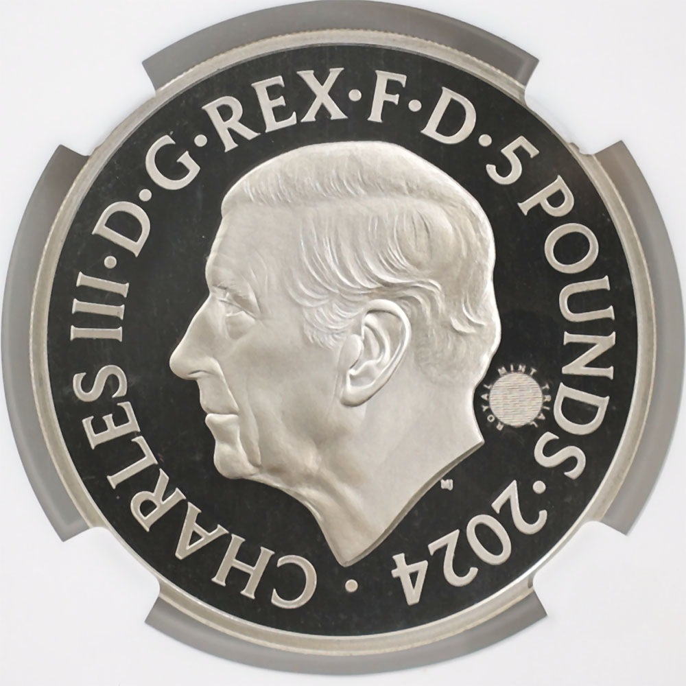 ����� 2024 �ѹ� �Хå��󥬥���� 5�ݥ�� ��Ƽ�� �ץ롼�� NGC PF 69 UC �ǹ���� ����̤������ ��Ȣ�� ������1��Τ�