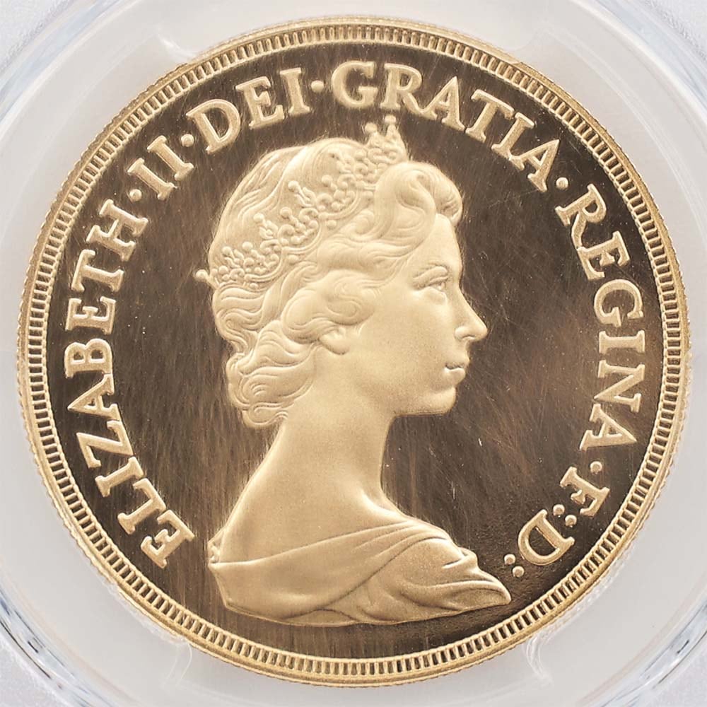 ��������1982 �ѹ� ���ꥶ�٥�2�� ���֥�� 5�ݥ�ɡ�5���֥��˶�� �ץ롼�� PCGS PR 68 DCAM ����̤������ �����硼��ε�༣ �����ꥹ ��� �ڥݥ���ȡ������ݥ������оݳ���