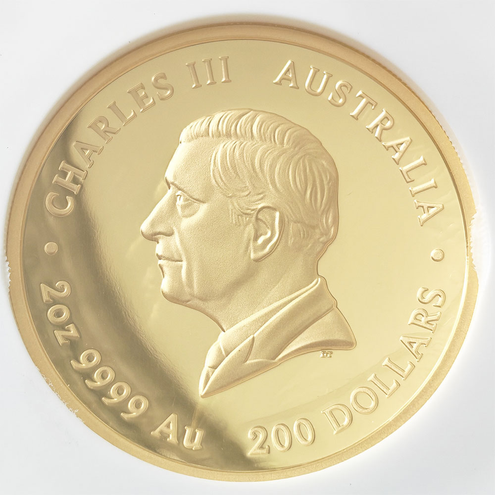 2026 �������ȥ�ꥢ ���ꥶ�٥�2�� ����100��ǯ��ǰ 200��ɥ� ��� 2���� �ϥ���꡼�� �ץ롼�� NGC PF 70 UC FDOI �����ǡʽ�������� �ǹ���� ����̤������ ��Ȣ��