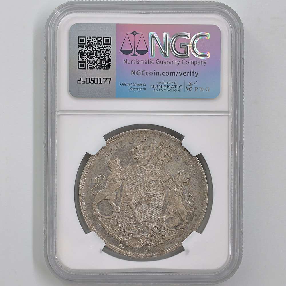 1854 ���������ǥ� ��������1�� 1�ꥯ�����顼 ��� NGC MS 63 ��ǹ���� ̤������ 