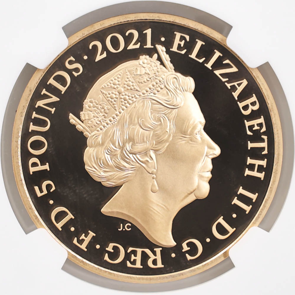 2021 �ѹ� �������ꥶ�٥�2�� ����95��ǯ��ǰ 5�ݥ�� ��� �ץ롼�� NGC PF 70 UC FR ������ �ǹ���� ��Ȣ�� ����̤������ �����ꥹ ���