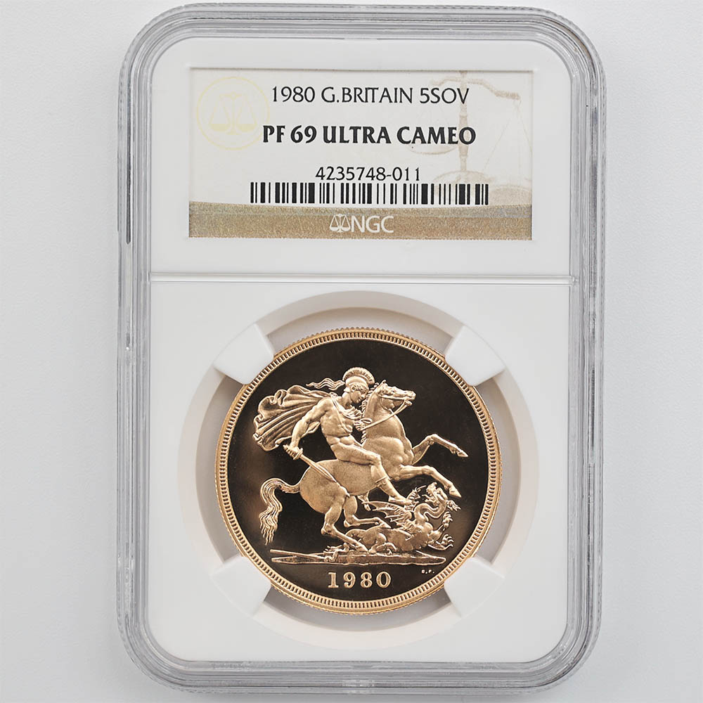 �������� 1980 �ѹ� ���ꥶ�٥�2�� ���֥�� 5�ݥ�ɡ�5���֥��˶�� �ץ롼�� NGC PF 69 UC ��ǹ���� ����̤������ �����硼��ε�༣ �����ꥹ ��� �ڥݥ���ȡ������ݥ������оݳ���