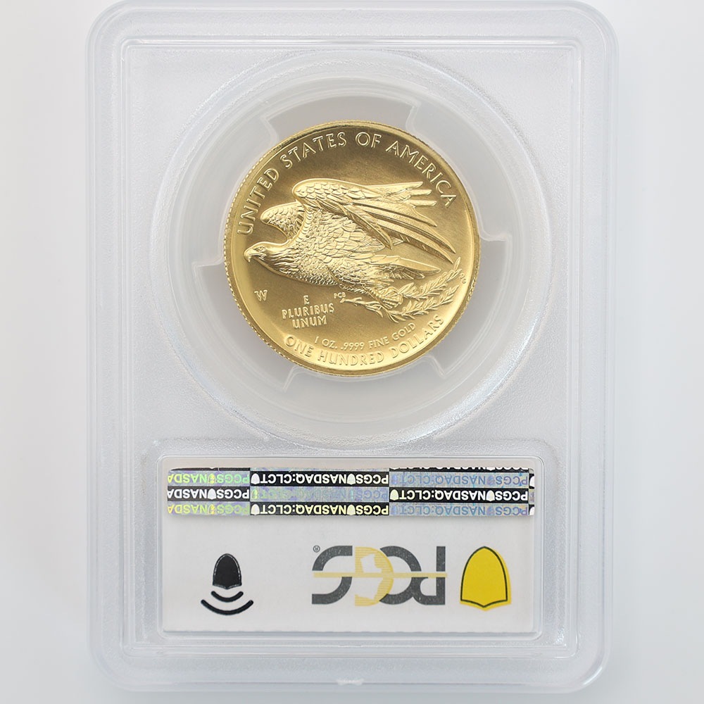 2015 ����ꥫ �ϥ���꡼�� ��ͳ�ν��� ��Хƥ� 100�ɥ� ��� 1���� ̤���� PCGS MS70 FS ������ �ǹ���� ����̤������