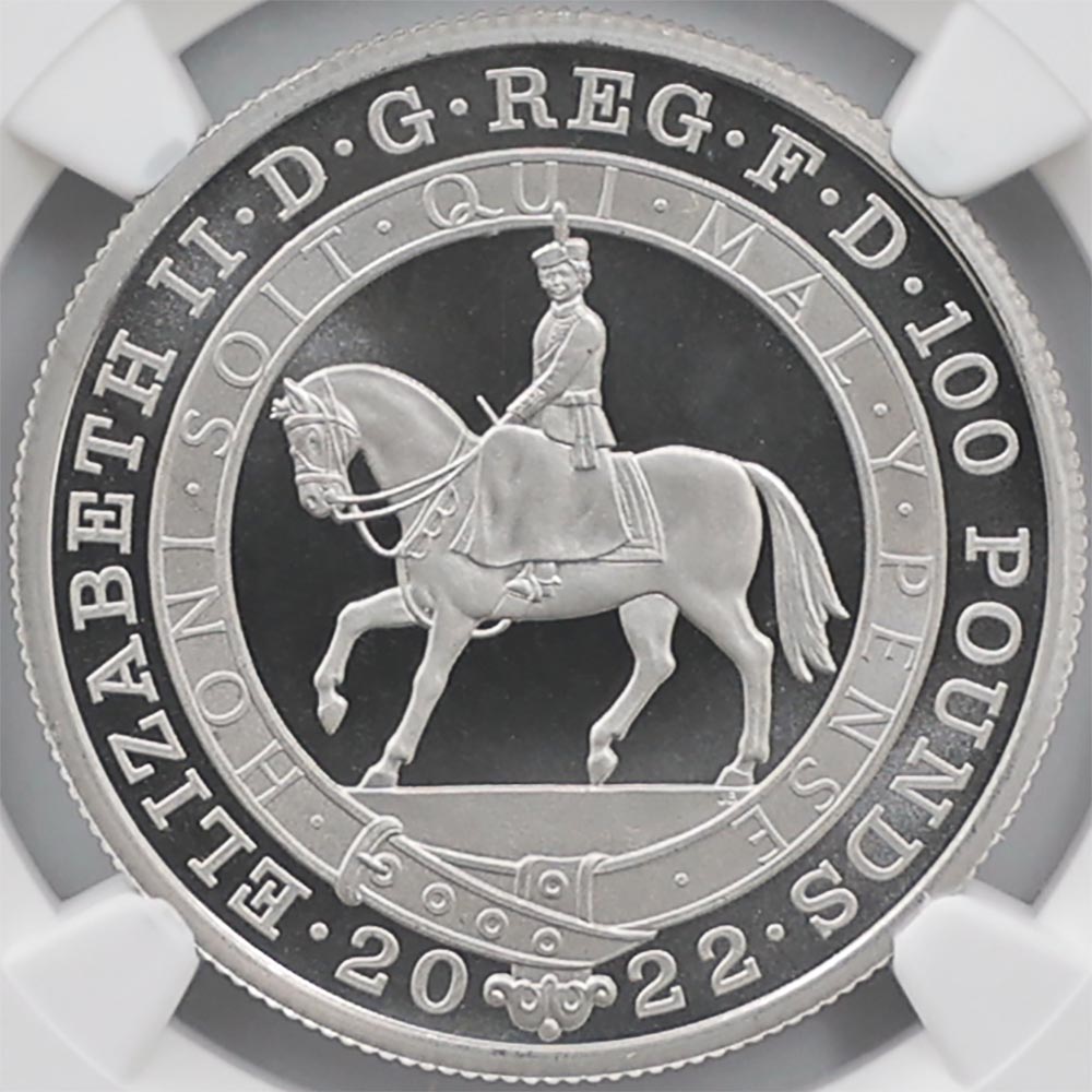  2022 ѹ ꥶ٥2¨70ǯǰ ץʡӥ꡼ 100ݥ ץʲ 1 ץ롼 NGC PF 70 UC ǹ ̤ Ȣաڥݥȡݥоݳ