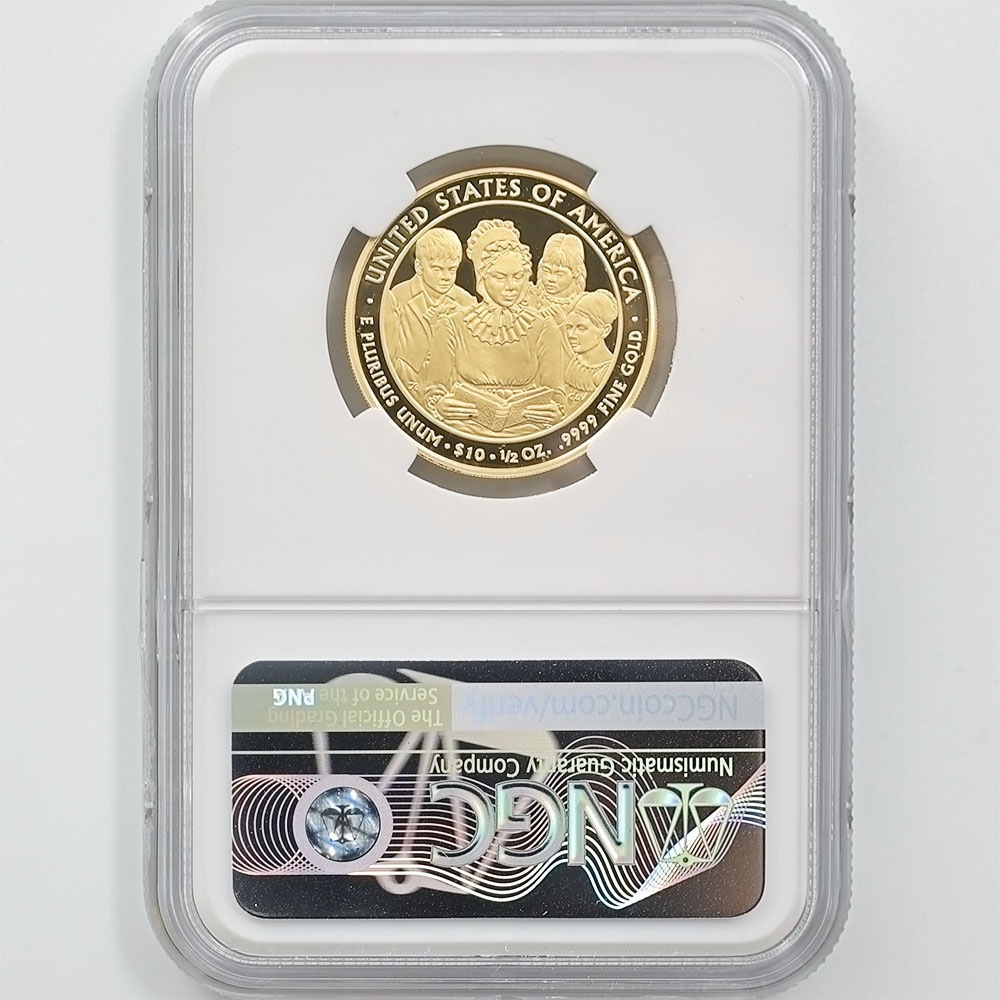 2009 ����ꥫ �ե������ȥ�ǥ����꡼�� ����ʡ��ϥ꥽�� 10 �ɥ� ��� 1/2���� �ץ롼�� NGC PF 70 UC �ǹ���� ����̤������