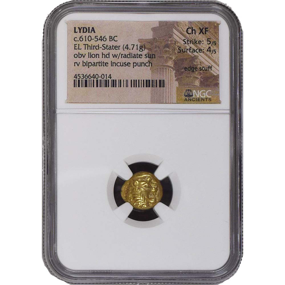 �������� c.610-546ǯBC LYDIA ��ǥ��� EL 1/3�����ƥ��� ���쥯�ȥ��� ���女���� NGC Ch XF 5/5-4/5 edge scuff�ڥݥ���ȡ������ݥ������оݳ���