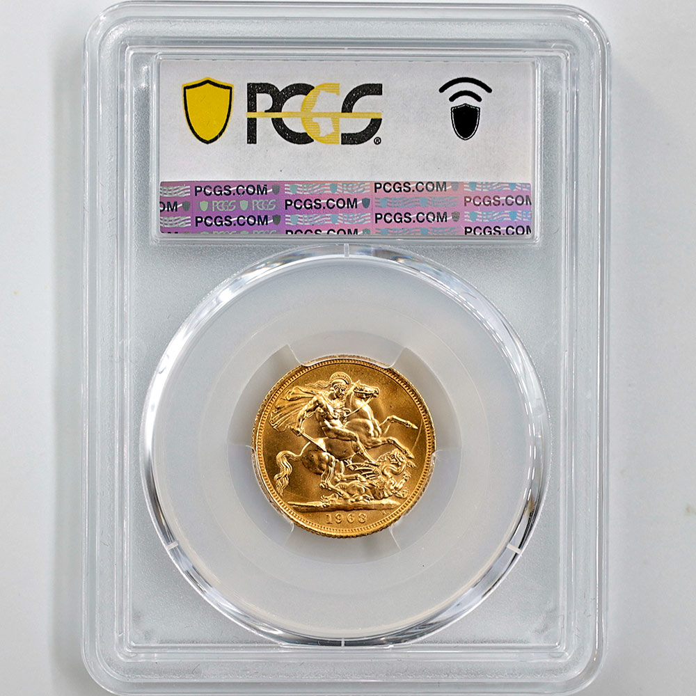 1963 ѹ ꥶ٥2 ֥ 1ݥ  ̤ PCGS MS 65 ̤ѡ̤ 硼ε༣ ڥݥȡݥоݳ