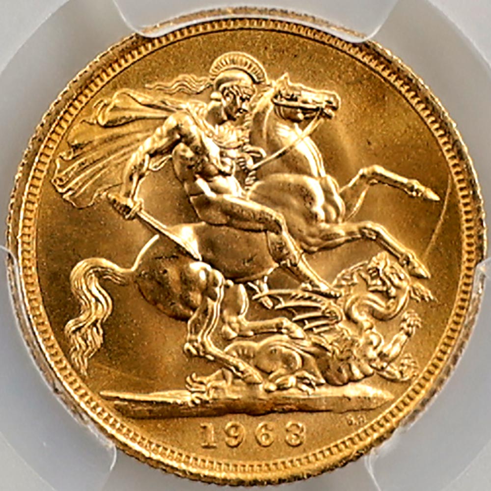  1963 ѹ ꥶ٥2 ֥ 1ݥ  ̤ PCGS MS 65 ̤ѡ̤ 硼ε༣ ڥݥȡݥоݳ