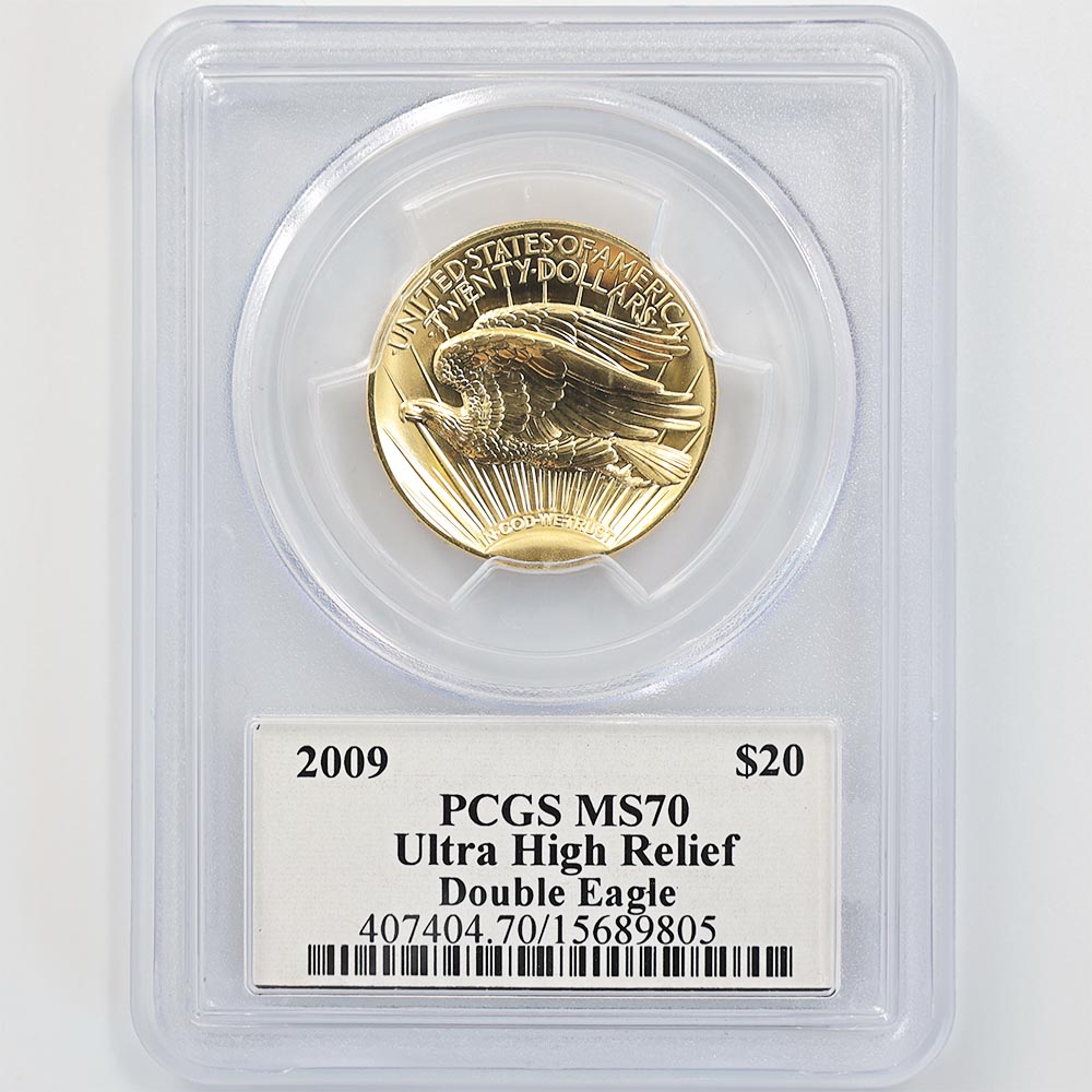 2009 ����ꥫ ����ȥ�ϥ���꡼�� ���֥륤������ 20�ɥ� ��� 1���� ̤���� PCGS MS 70 �ǹ���� ����̤������ ����󡦥�륫��ƥ� ������