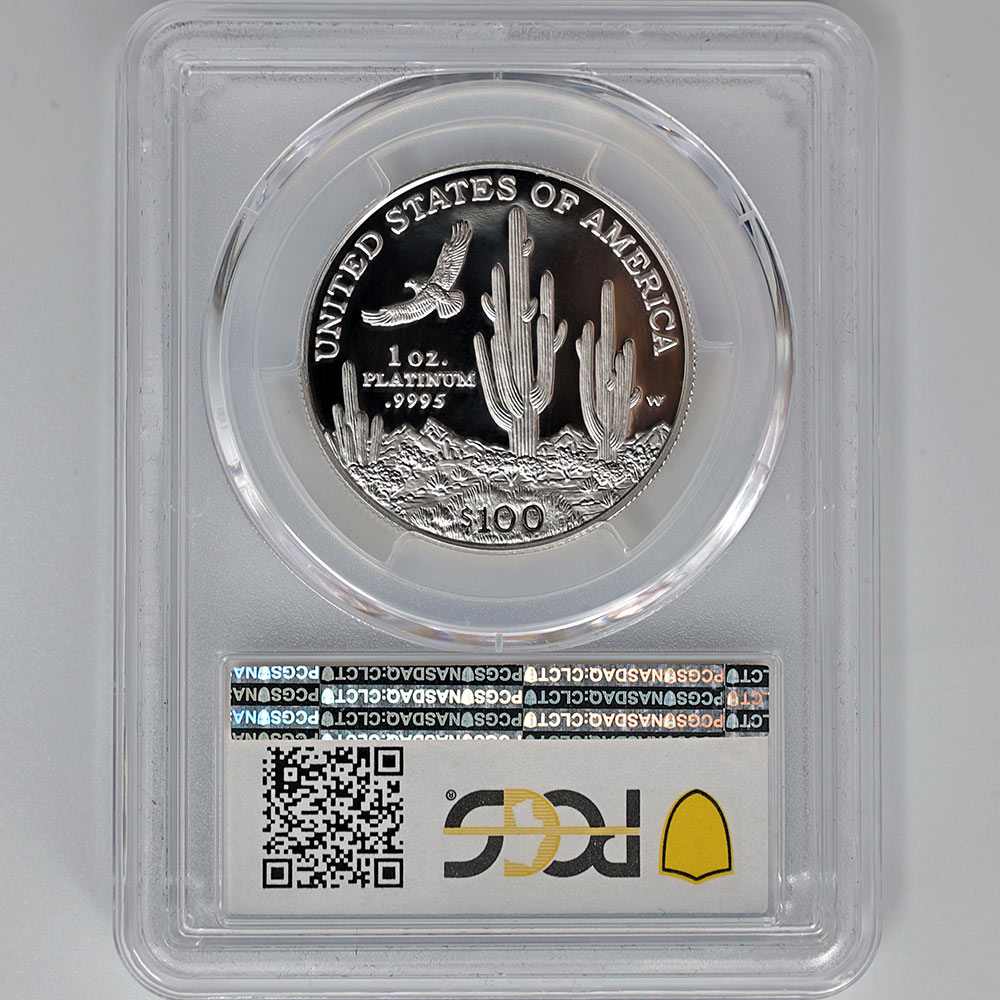  2001 ꥫ Хƥ 100ɥ ץʲ 1 ץ롼 PCGS PR 70 DCAM ǹ ̤ʡڥݥȡݥоݳ