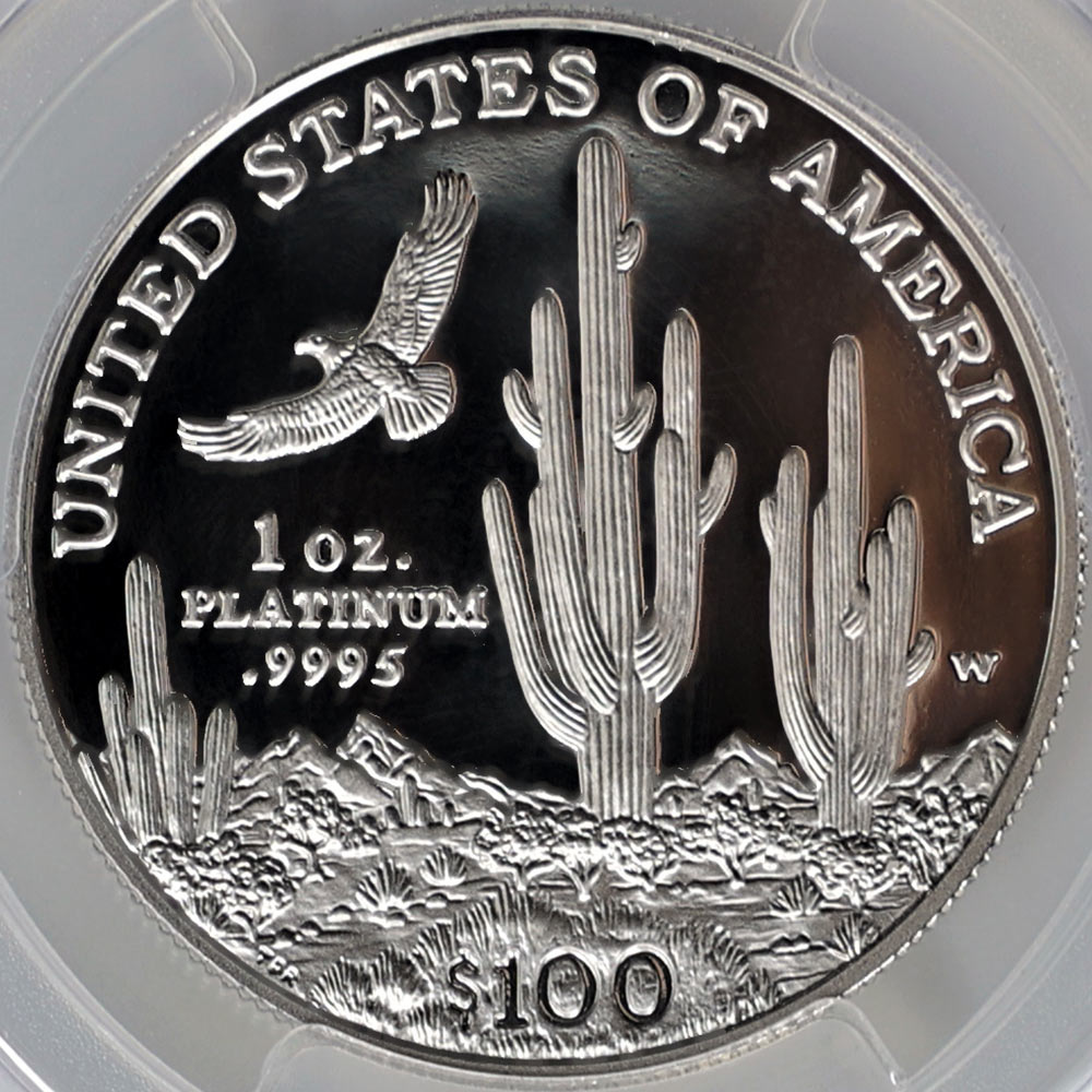  2001 ꥫ Хƥ 100ɥ ץʲ 1 ץ롼 PCGS PR 70 DCAM ǹ ̤ʡڥݥȡݥоݳ