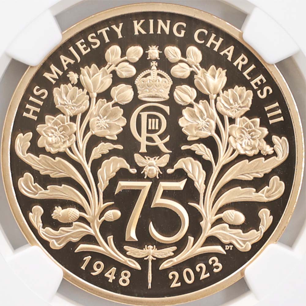 2023 �ѹ� ���㡼�륺3�� ����75��ǯ��ǰ 5�ݥ�� ��� �ץ롼�� NGC PF 70 UC FR ������ �ǹ���� ����̤������ ��Ȣ�� �����ꥹ ���