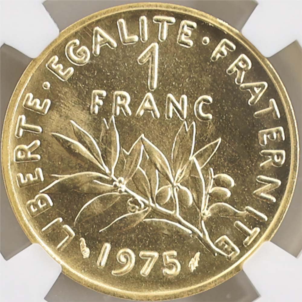 1975 �ե�� ��򼬤����� 1�ե�� �ԥ��ե��� ��� NGC PF 66 ����̤������