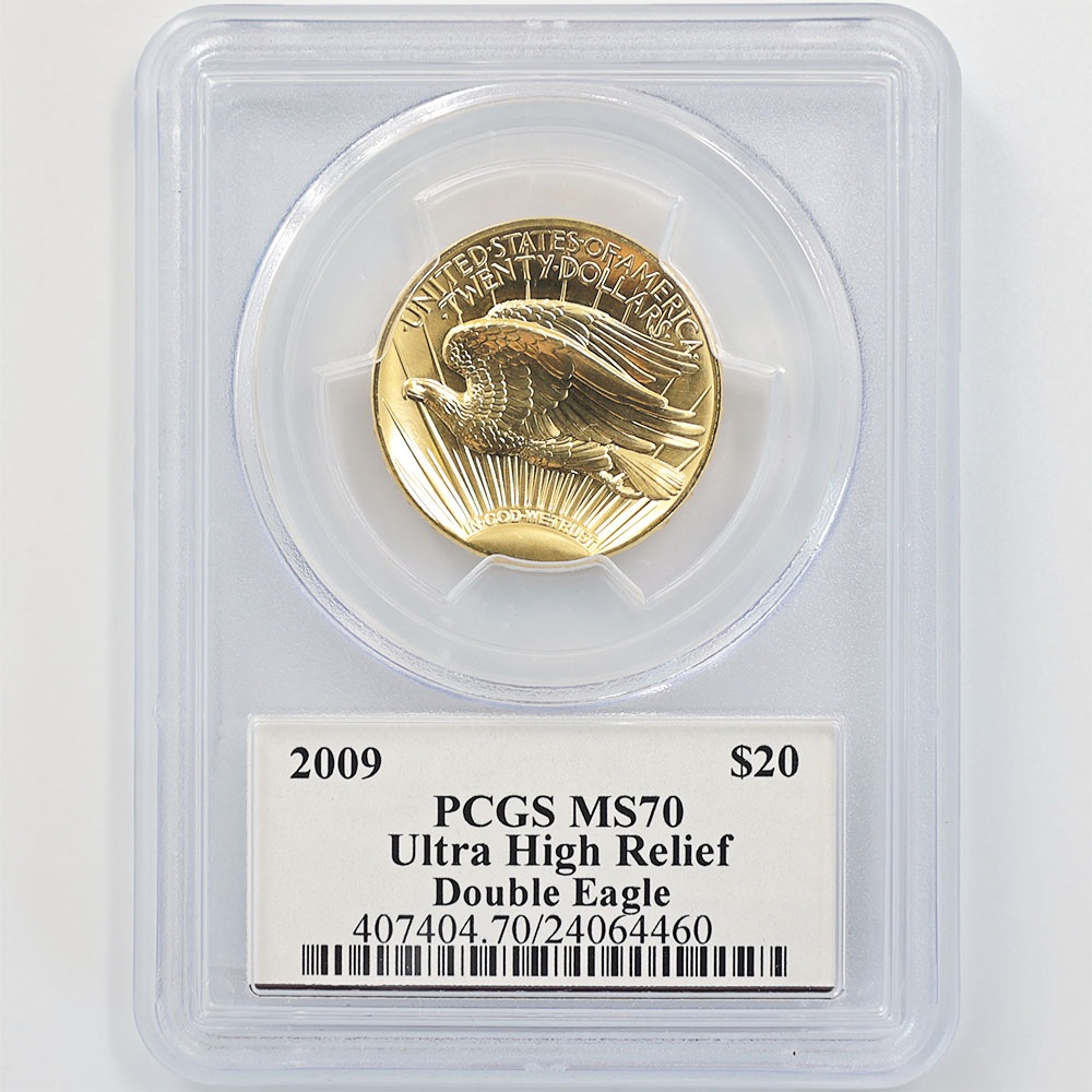 2009 ����ꥫ ����ȥ�ϥ���꡼�� ���֥륤������ 20�ɥ� ��� 1���� ̤���� PCGS MS 70 �ǹ���� ����̤������ ����󡦥�륫��ƥ� ������