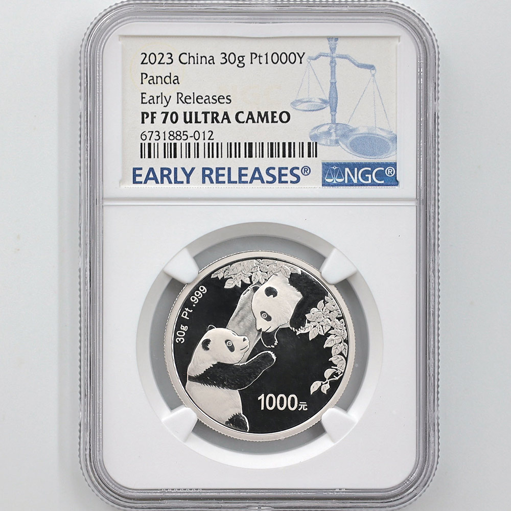 2023 ��� �ѥ�� 1000�� �ץ���ʲ� 30����� �ץ롼�� NGC PF 70 UC ER ������  �ǹ���� ����̤������ ����