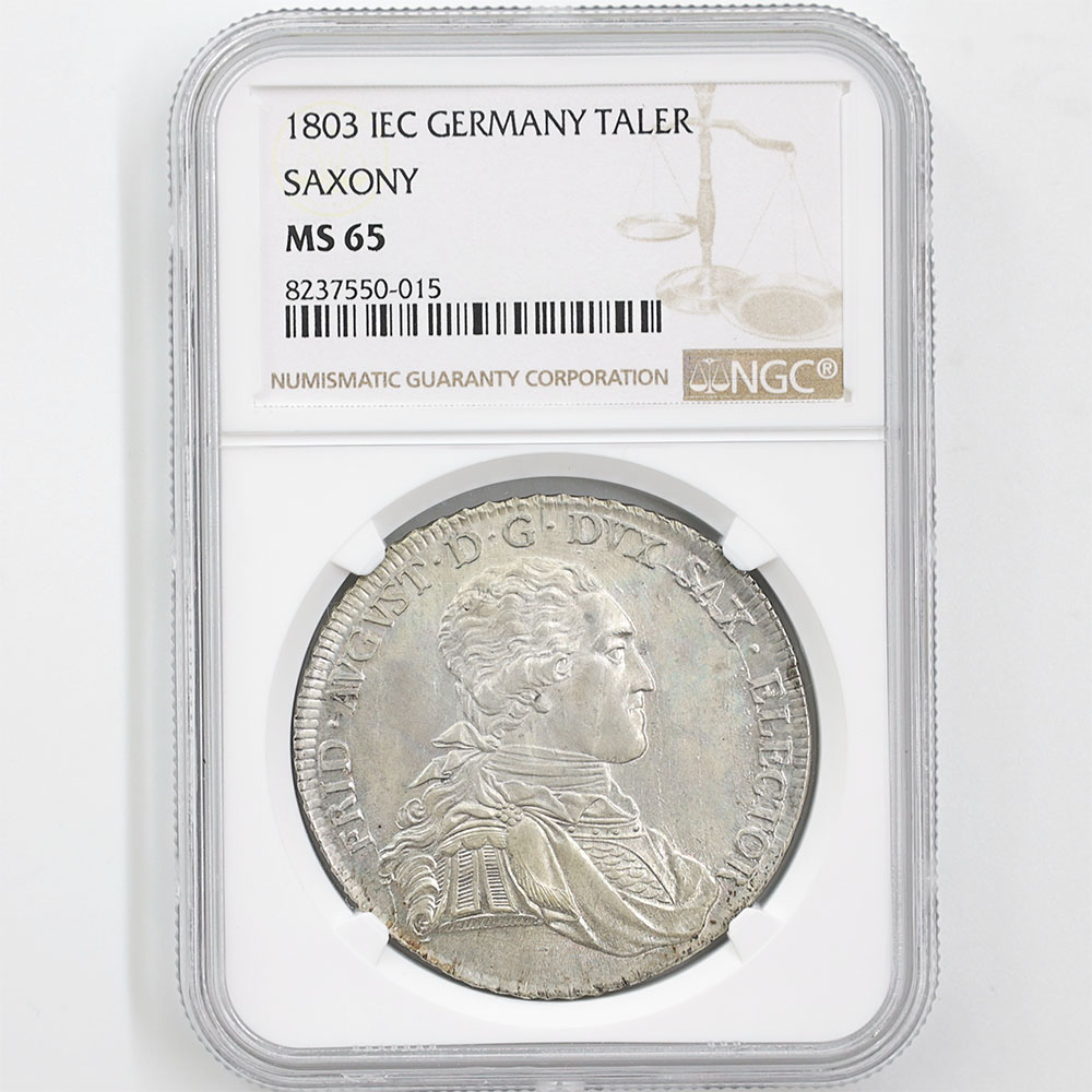 1803 �ɥ��� ��������������� �ե꡼�ɥ�ҡ�����������3�� 1�����顼 ��� NGC MS 65 �ǹ���� ̤���ѡ�����̤������