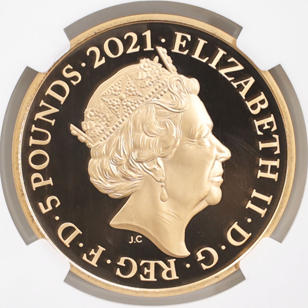 2021 �ѹ� �������ꥶ�٥�2�� ����95��ǯ��ǰ 5�ݥ�� ��� �ץ롼�� NGC PF 70 UC FR ������ �ǹ���� ��Ȣ�� ����̤������ �����ꥹ ���