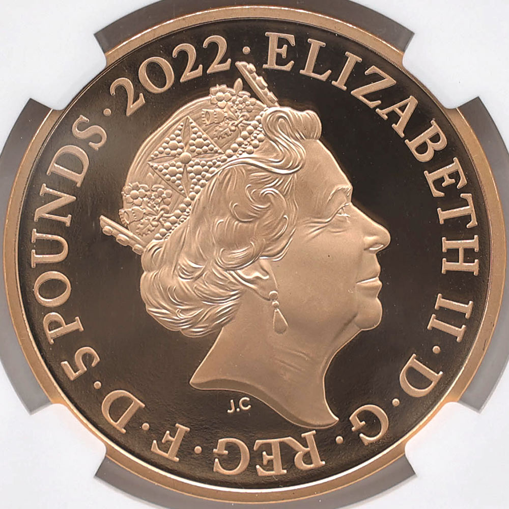 2022 �ѹ� ���ꥶ�٥�2�� ��̥߰��꡼�� �����ȸ�� 5�ݥ�� ��� �ץ롼�� NGC PF 70 UC FR ������ �ǹ���� ����̤������ �����ꥹ  ���