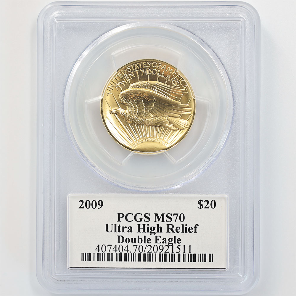 2009 ����ꥫ ����ȥ�ϥ���꡼�� ���֥륤������ 20�ɥ� ��� 1���� ̤���� PCGS MS 70 �ǹ���� ����̤������ ����󡦥�륫��ƥ� ������