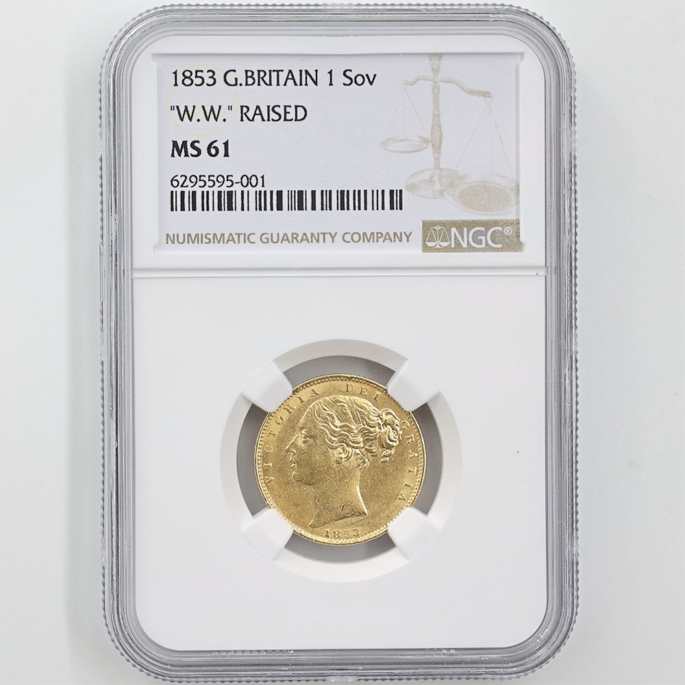 �������� 1853 �ѹ� �������ȥꥢ ���֥�� 1�ݥ�� ��� ̤���� NGC MS 61 ��̤�����ʡڥݥ���ȡ������ݥ������оݳ���