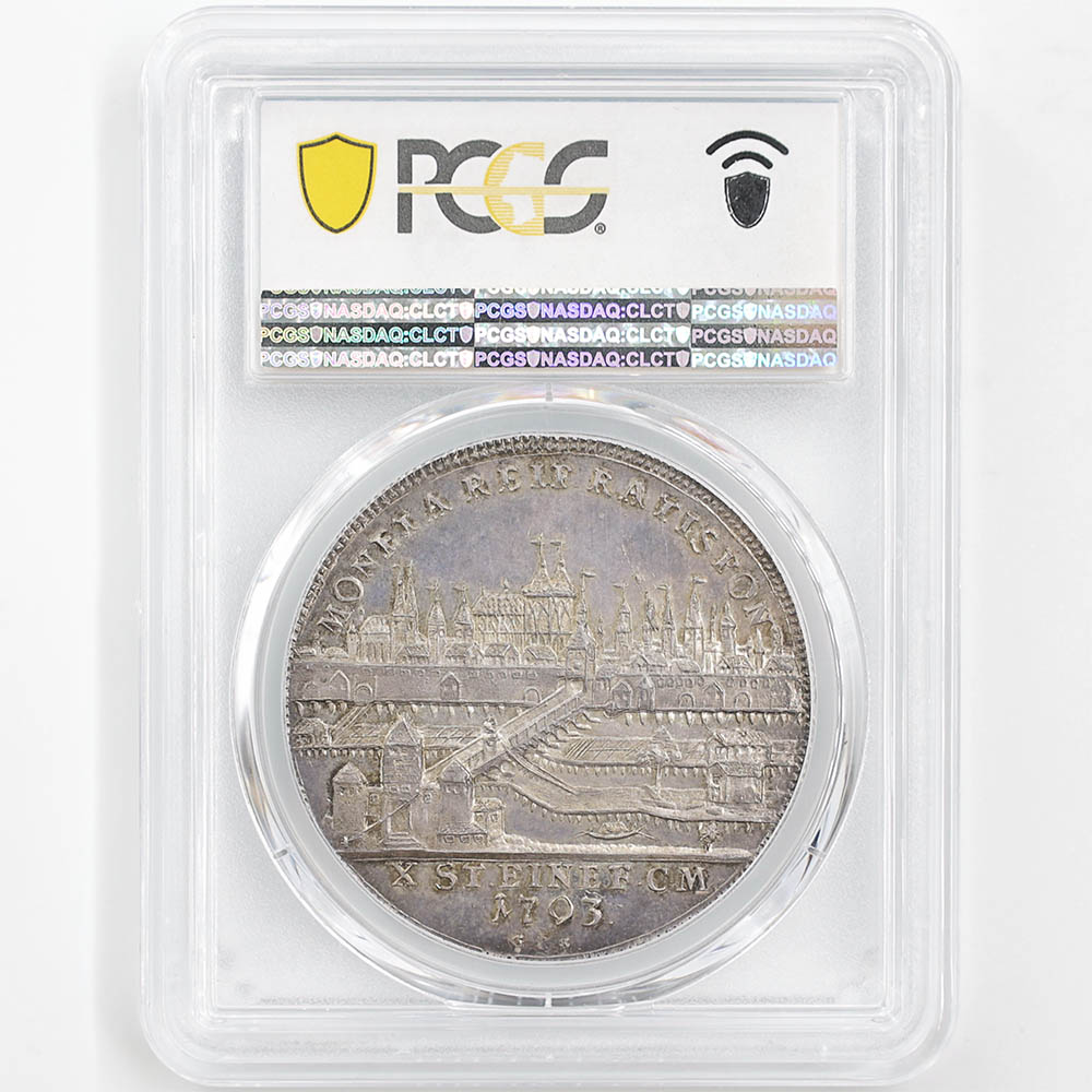 1793 �ɥ��� �졼���󥹥֥륯 �ե���2�� 1�����顼 ��� PCGS MS 63 �ǹ���� ̤������