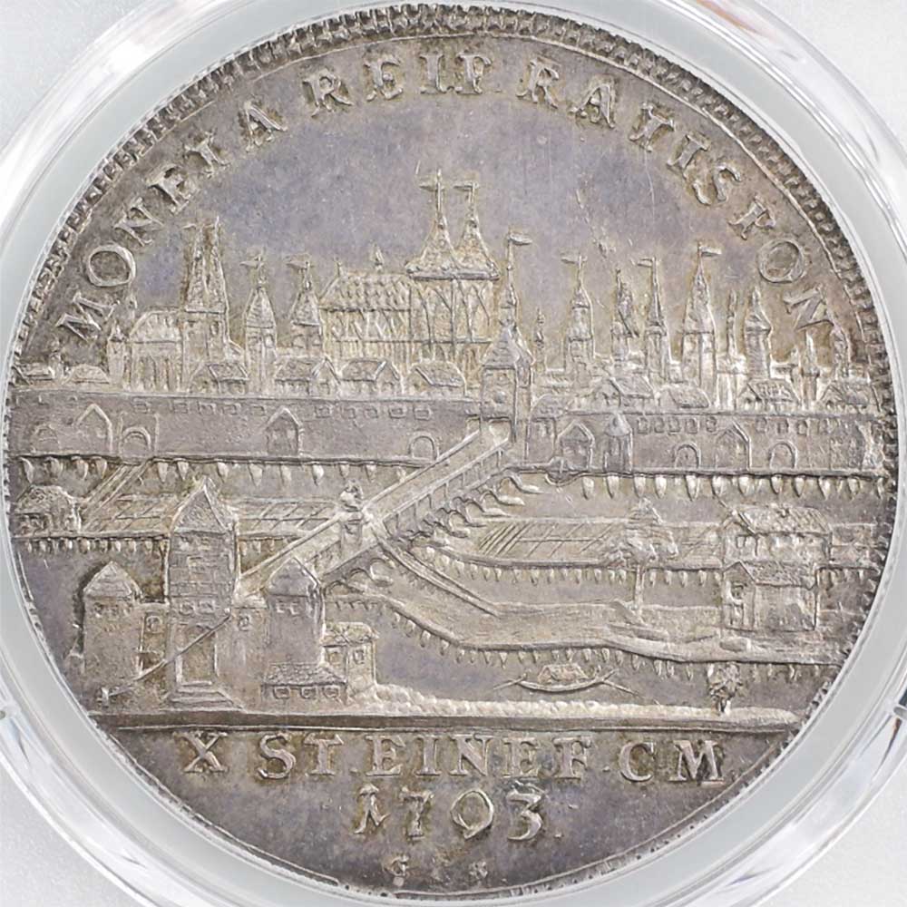 1793 �ɥ��� �졼���󥹥֥륯 �ե���2�� 1�����顼 ��� PCGS MS 63 �ǹ���� ̤������