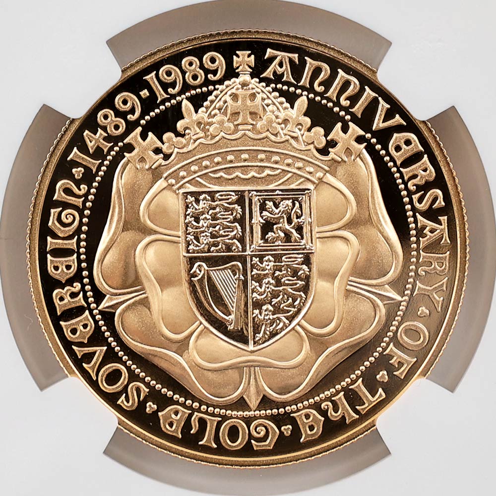 1989 �ѹ� ���ꥶ�٥�2�� ���֥�� 500��ǯ��ǰ 5�ݥ�ɡ�5���֥��˶�� �ץ롼�� NGC PF 70 UC �ǹ���� ����̤������ ���塼���������� �����ꥹ ���