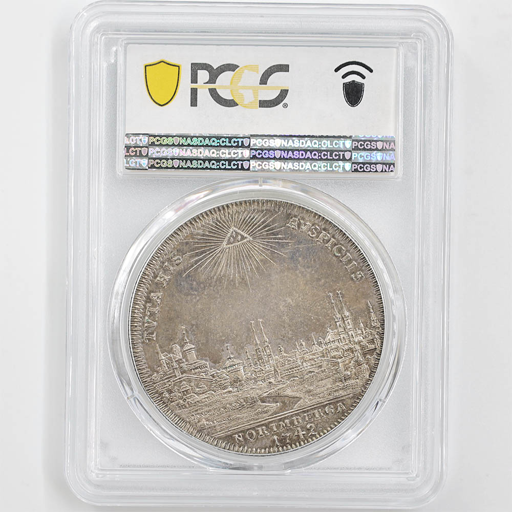 ��α�� 1742 �ɥ��� �˥���٥륯 �ԻԷʴ� ������7�� 1�����顼 ��� PCGS MS 63 �ǹ���� ̤������