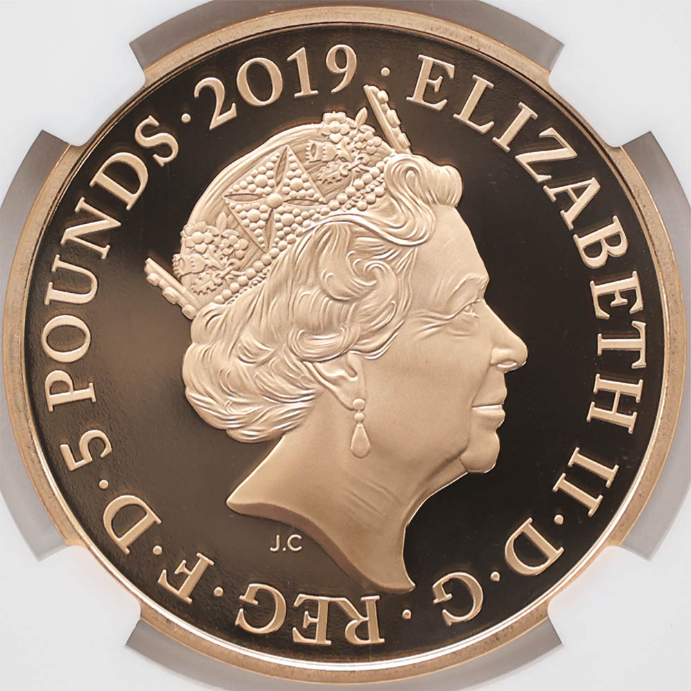 2019 �ѹ� ����ɥ��㥳���󥳥쥯����� �衼�ޥ󡦥����������� 5�ݥ�� ��� �ץ롼�� NGC PF 70 UC �ǹ���� ����̤������ �����ꥹ ���