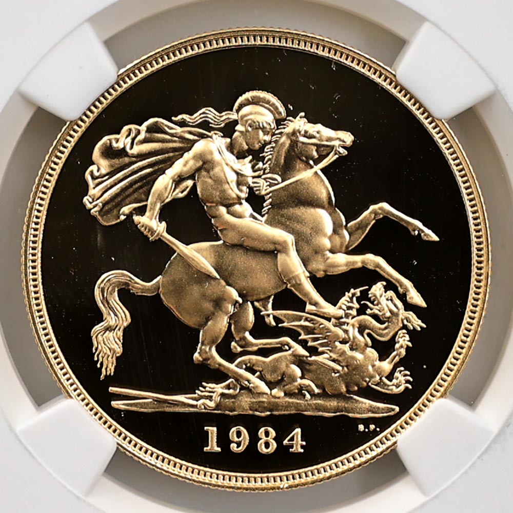 1984 �ѹ� ���ꥶ�٥�2�� ���֥�� 5�ݥ�ɡ�5���֥��˶�� �ץ롼�� NGC PF 70 UC �ǹ���� ����̤������ �����硼��ε�༣ �����ꥹ ���