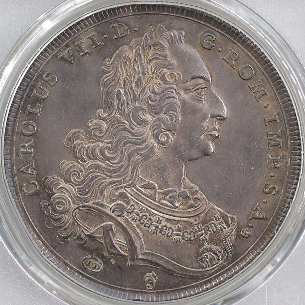 ��α�� 1744 �ɥ��� ���������֥륯 �ԻԷʴ� ������7�� 1�����顼 ��� PCGS MS 63 �ǹ���� ̤������