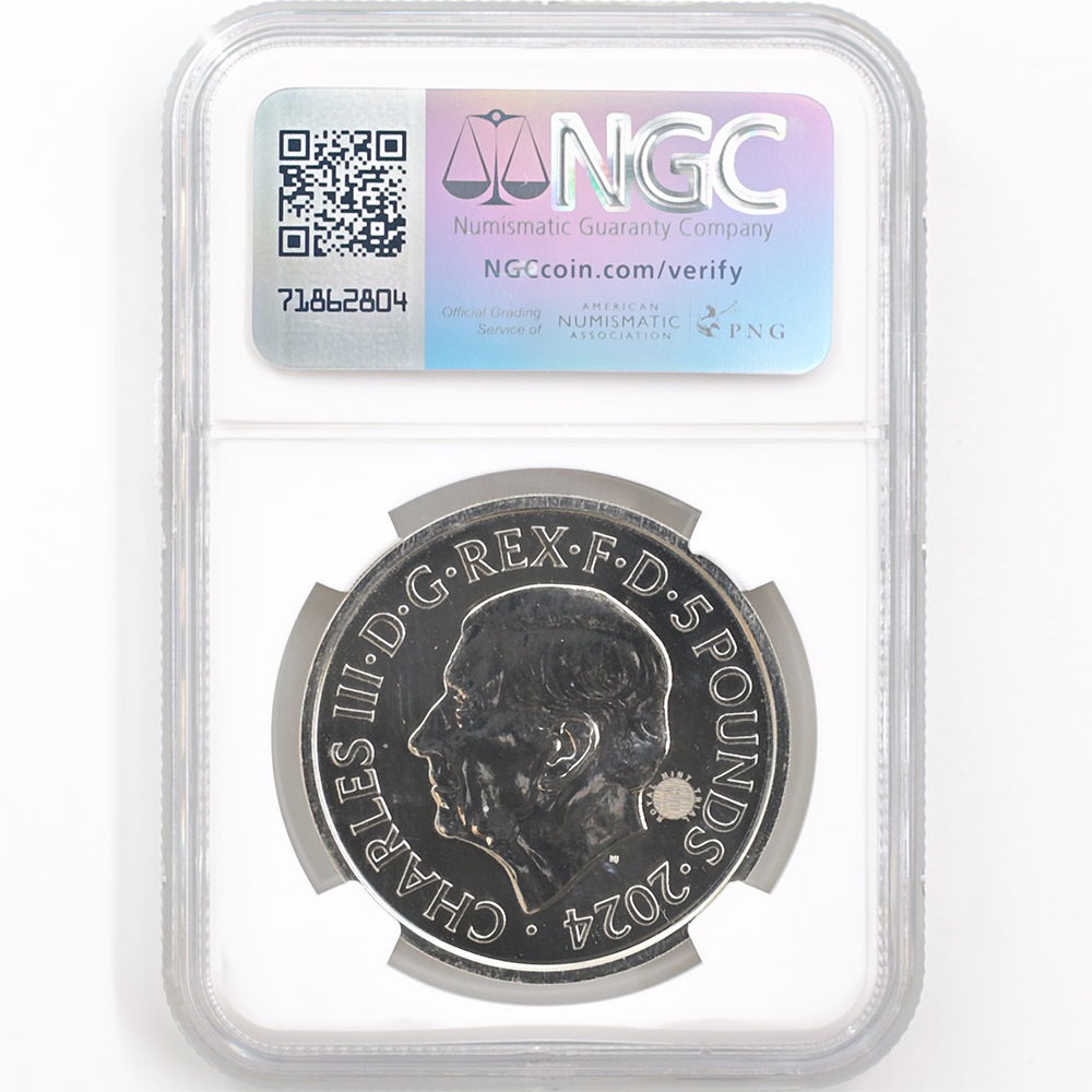 ����� 2024 �ѹ� �ƥ塼����ī����Ϥνå��쥯����� �����⥢�Υ�˥����� 5�ݥ�� ��Ƽ�� NGC MS 69 �ǹ���� ����̤������ ��Ȣ�� ������1��Τ�