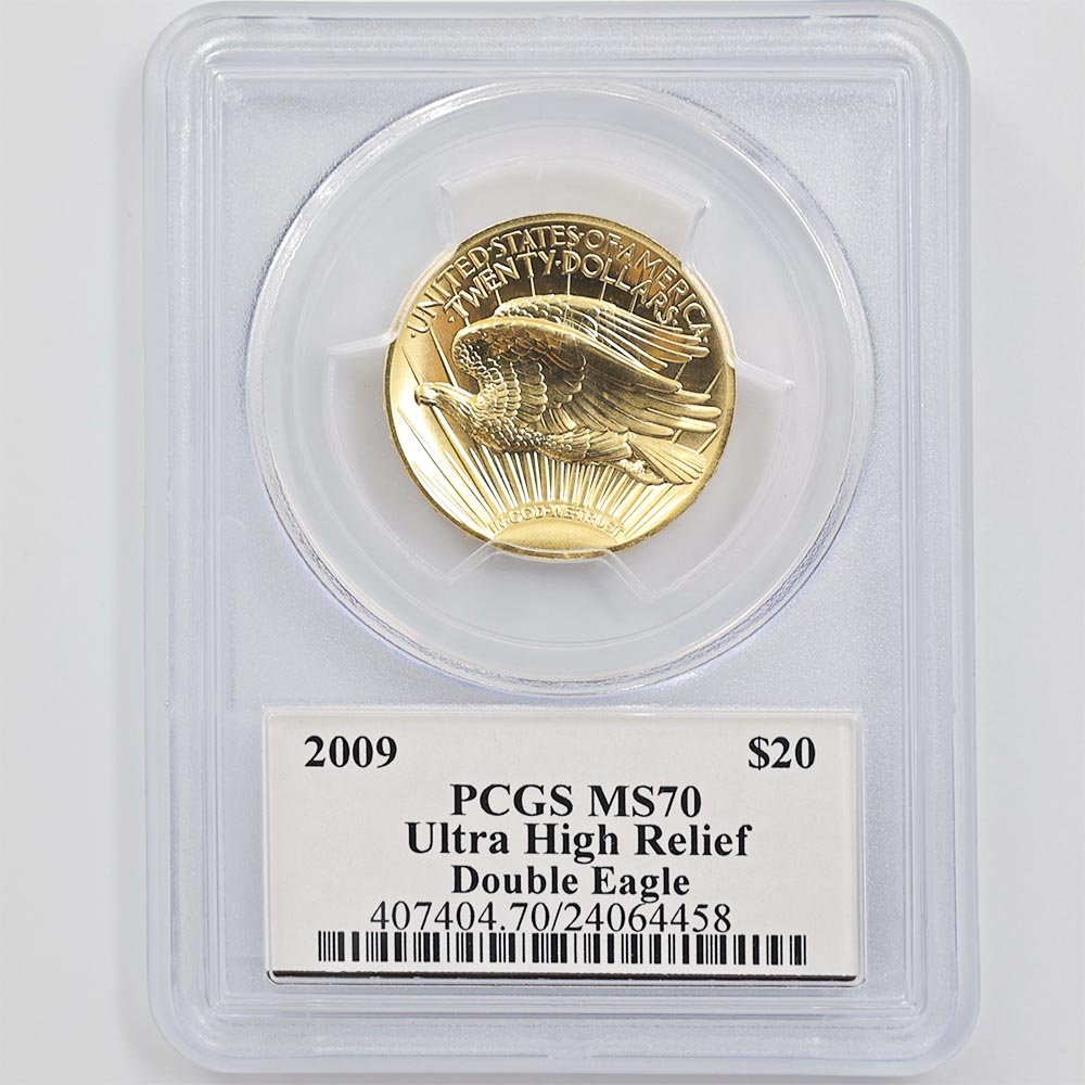 2009 ����ꥫ ����ȥ�ϥ���꡼�� ���֥륤������ 20�ɥ� ��� 1���� ̤���� PCGS MS 70 �ǹ���� ����̤������ ����󡦥�륫��ƥ� ������