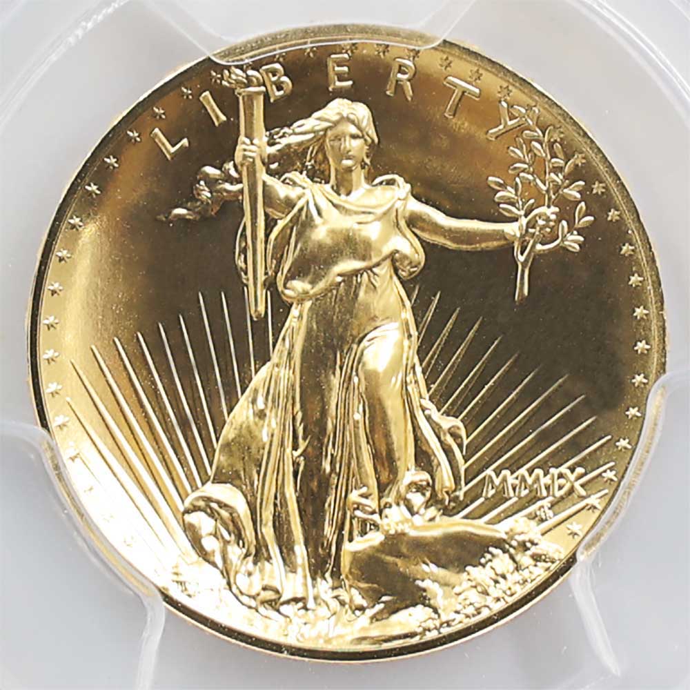 2009 ����ꥫ ����ȥ�ϥ���꡼�� ���֥륤������ 20�ɥ� ��� 1���� ̤���� PCGS MS 70 �ǹ���� ����̤������ ����󡦥�륫��ƥ� ������