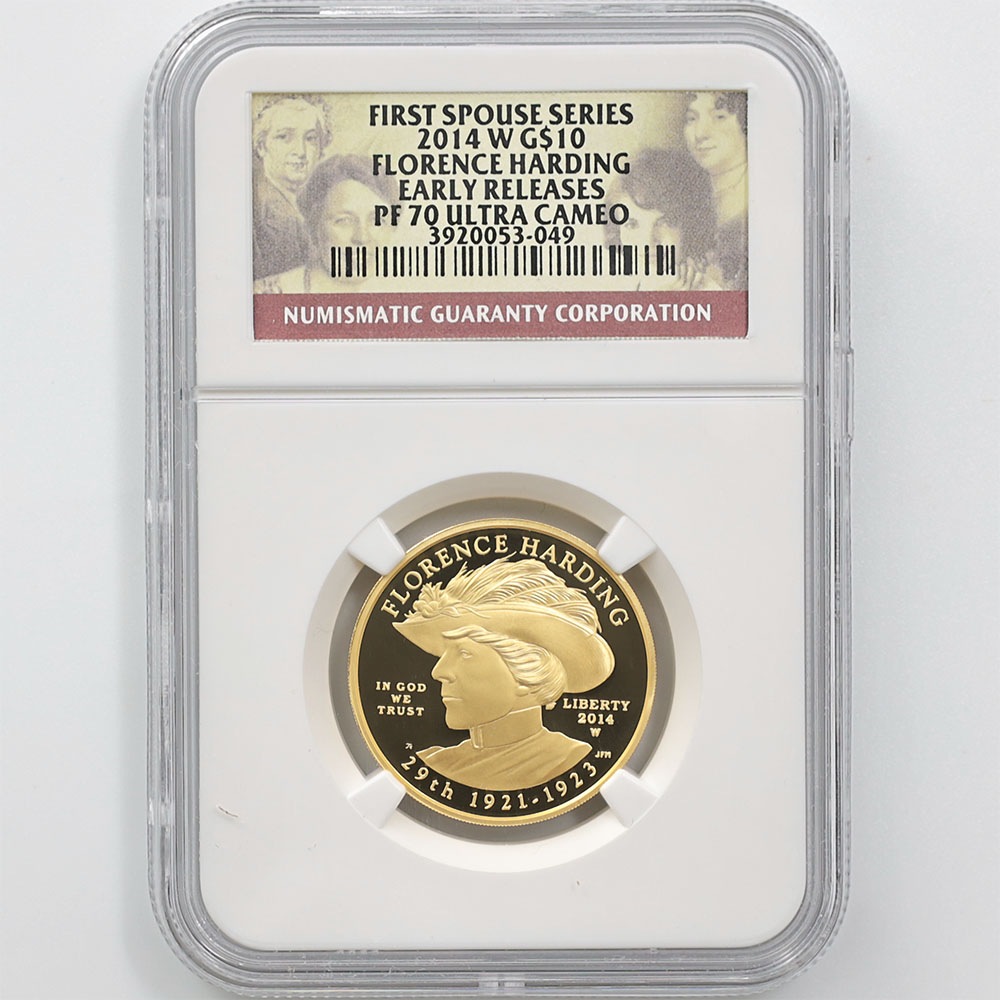 2014 ����ꥫ �ե������ȥ�ǥ����꡼�� �ե�����󥹡��ϡ��ǥ��� 10 �ɥ� ��� 1/2���� �ץ롼�� NGC PF 70 UC ER ������ �ǹ���� ����̤������