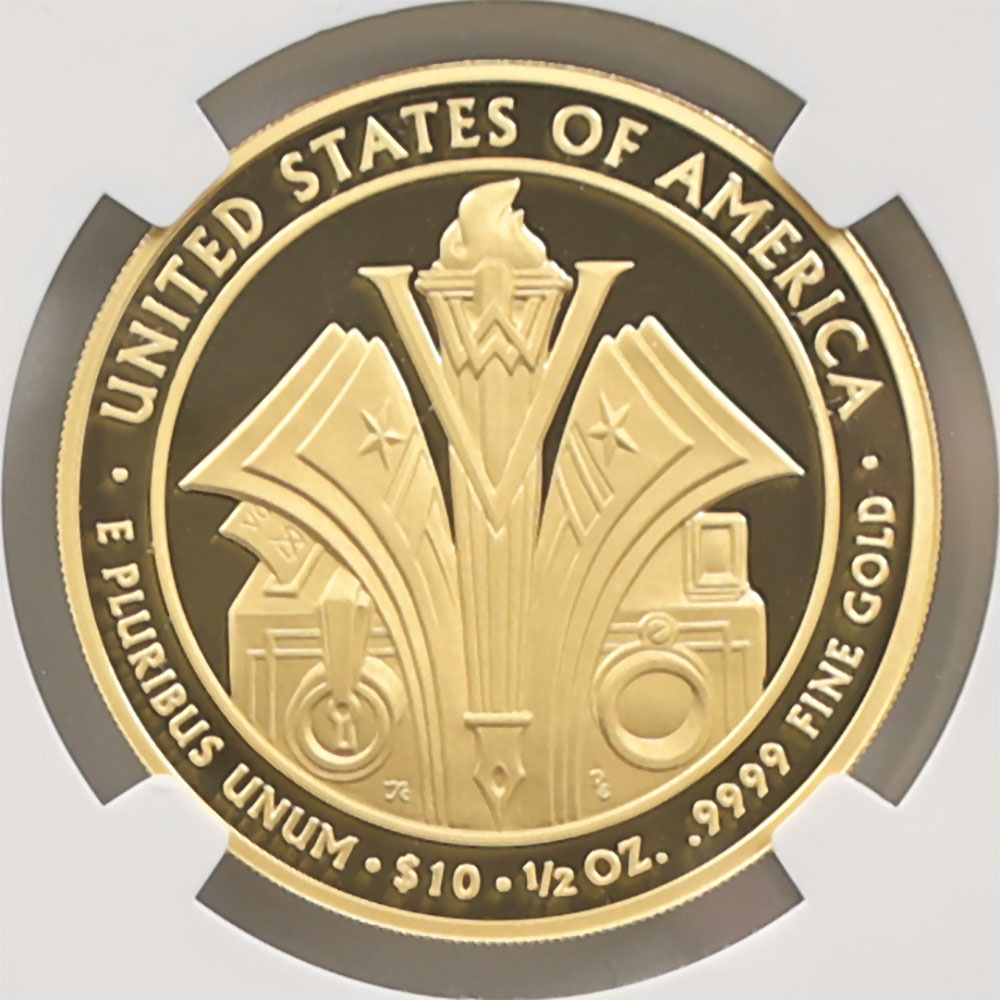 2014 ����ꥫ �ե������ȥ�ǥ����꡼�� �ե�����󥹡��ϡ��ǥ��� 10 �ɥ� ��� 1/2���� �ץ롼�� NGC PF 70 UC ER ������ �ǹ���� ����̤������