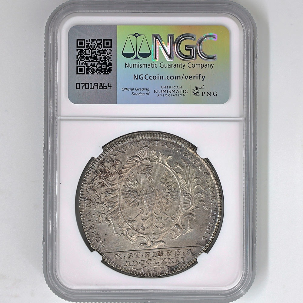 1772 ɥ ե󥯥ե ԻԷʴ 1顼  NGC MS 63 ̤