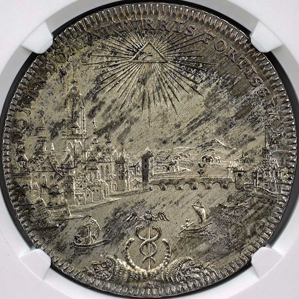 1772 ɥ ե󥯥ե ԻԷʴ 1顼  NGC MS 63 ̤